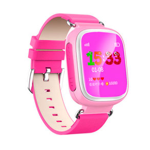 Часы-телефон Q60 розовый